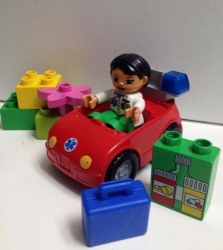 LEGO DUPLO 5793 AUTO ZÁCHRANKA LÉKAŘKA