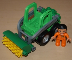 LEGO DUPLO 4978 AUTO ZAMETAČ ČISTÍCÍ VŮZ