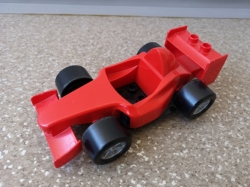 LEGO DUPLO AUTO FORMULE F1 ČERVENÉ