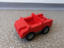 LEGO DUPLO AUTO OSOBNÍ ČERVENÉ