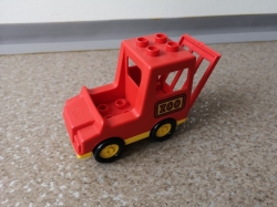 LEGO DUPLO AUTO NÁKLADNÍ DODÁVKA ZOO ČERVENÉ