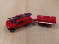 MAJORETTE RANGE ROVER FIRE DEPARTMENT 3 TRAILER No 246