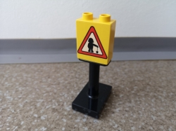 LEGO DUPLO ZNAČKA PRÁCE NA SILNICI