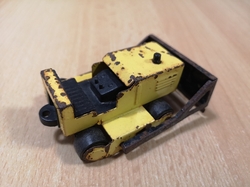 VINTAGE TIN TOY BULLDOZER MADE IN JAPAN