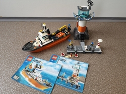 LEGO CITY 7739 POBŘEŽNÍ HLÍDKA HLÍDKOVÝ ČLUN VĚŽ