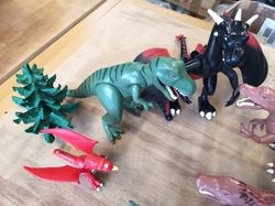 PLAYMOBIL JURSKÝ PARK DINOSAURUS T-REX SPINOSAURUS