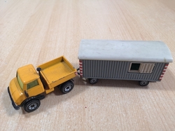 SIKU 2519 UNIMOG MIT BAUWAGEN 1:55