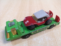 MATCHBOX SUPER KINGS K-2 CAR RECOVERY VEHICLE SAND CAT 1977 ENGLAND