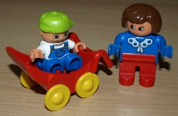 LEGO DUPLO MÁMA KOČÁREK DÍTĚ