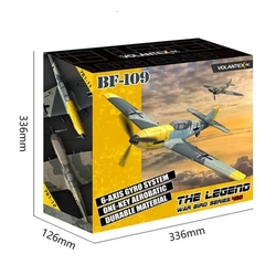 VOLANTEX RC MODEL LETADLO MESSERSCHMITT BF109 EPP PĚNA 2.4G, 6ti osé řízení